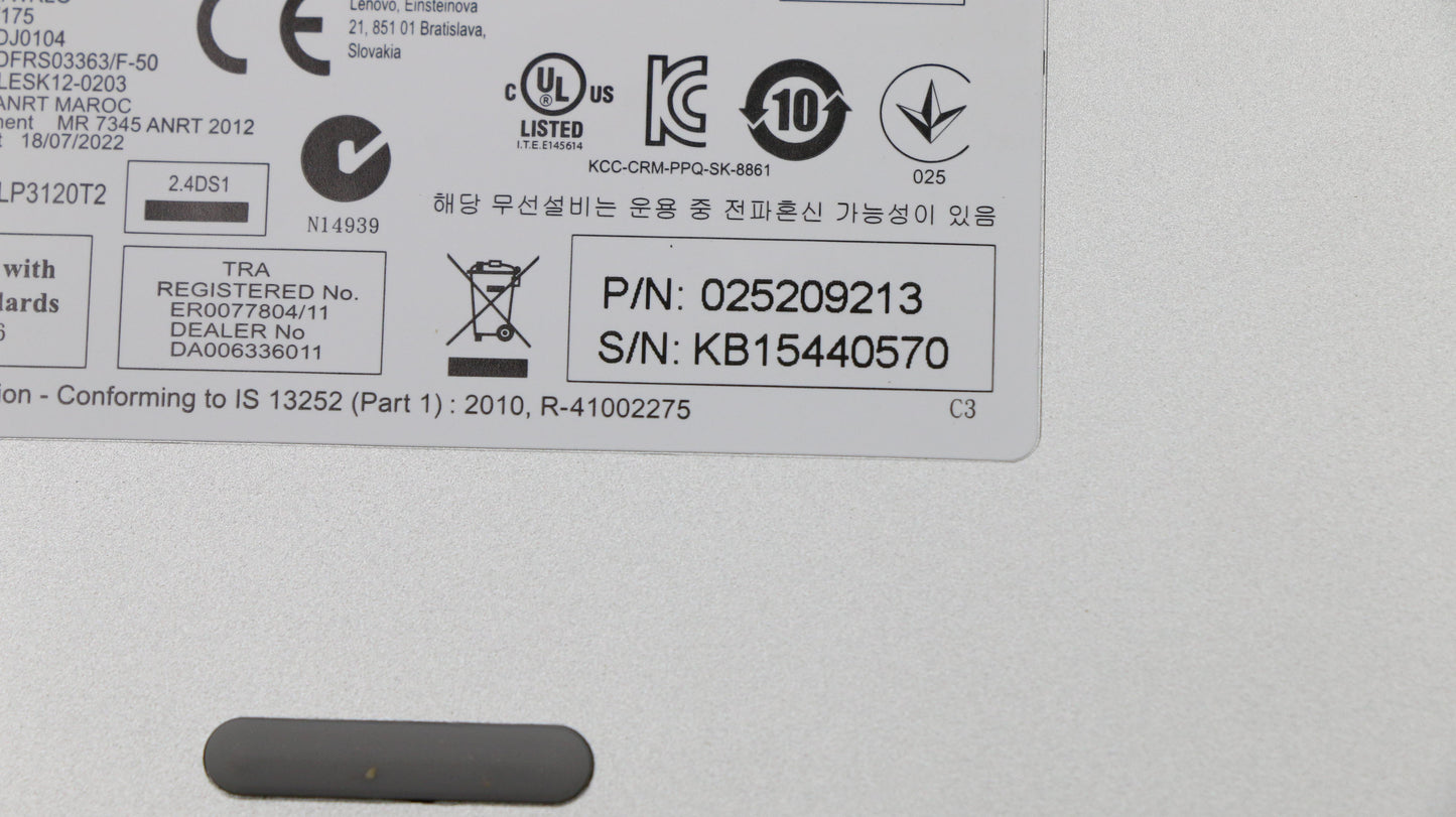 Lenovo Kb Keyboards External - 25209213