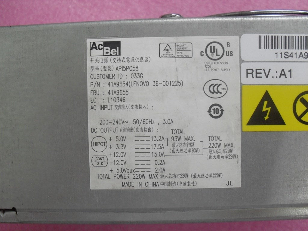 Lenovo Powersup 220 P/S - 41A9655