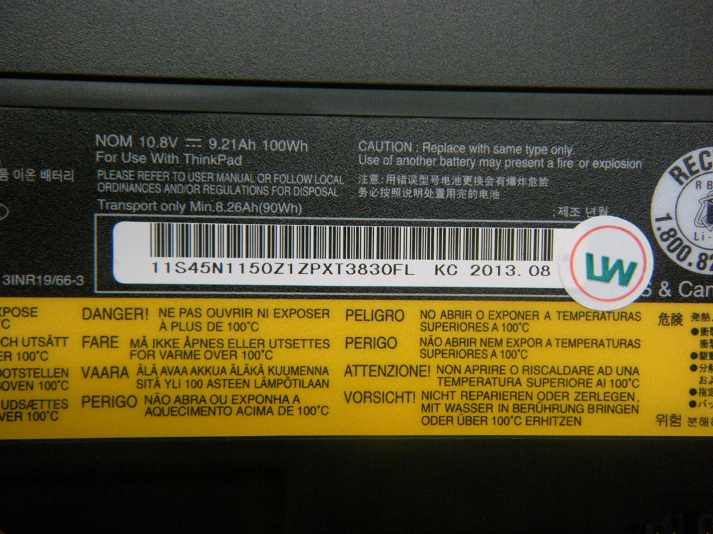 Lenovo Ba Rechargeable Batteries - 45N1151