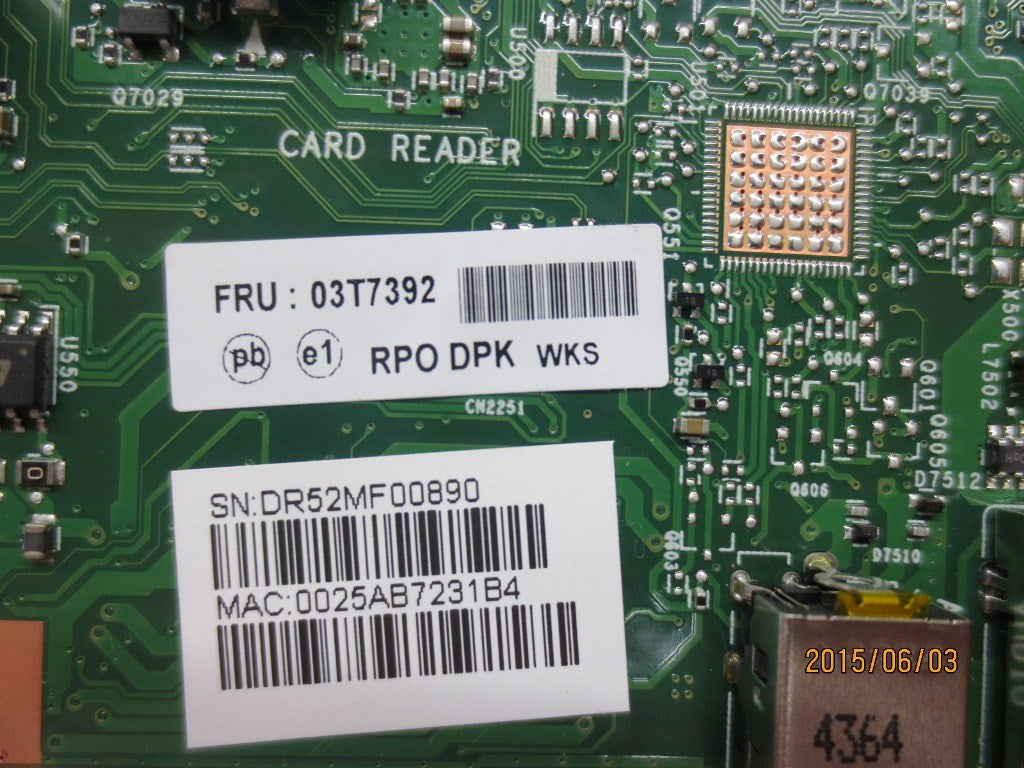 Lenovo Pl System Boards - 03T7392
