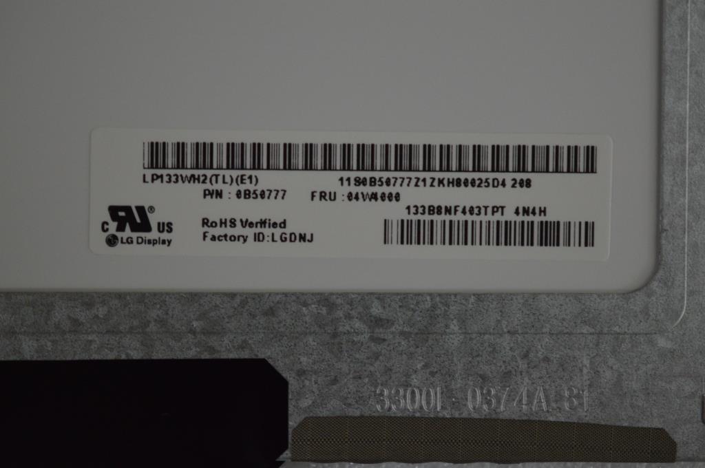 Lenovo Tfd Lcd Lgd Lp133Wh2-Tle1 Hd G - 18200151