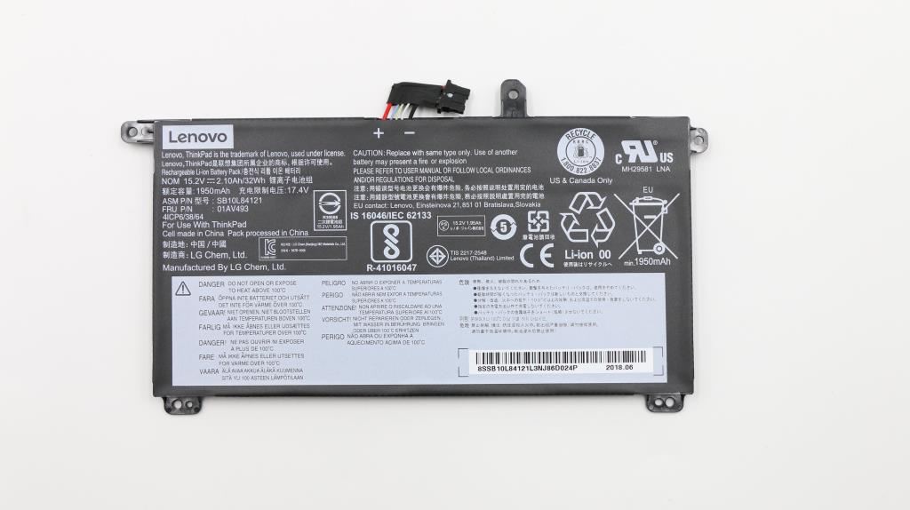 Lenovo Bty Pack Li Lg 4C 2080Mah Smp - 01AV493
