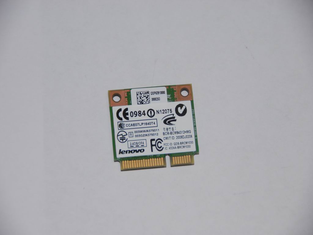 Lenovo Wlan Gtc Bcm4312 M 802.11G Mow - 20002143