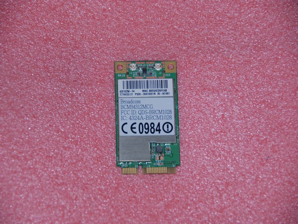Lenovo Wlan Cbt Bcm4312 M 802.11G Mow - 20001981