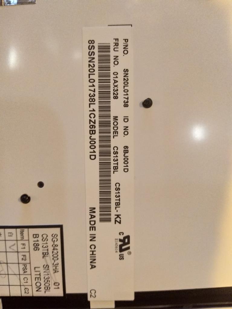 Lenovo Ki Keyboards Internal - 01AX328