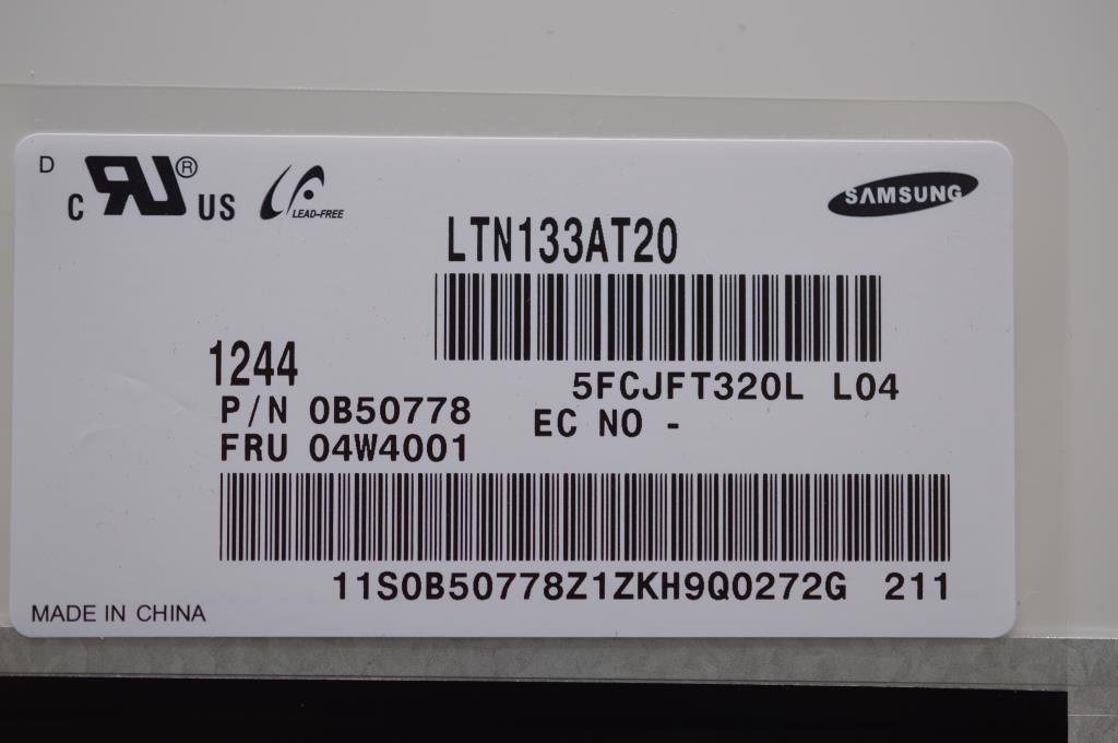 Lenovo Tfdlcd Sec Ltn133At20 L04 Hd G - 18200150
