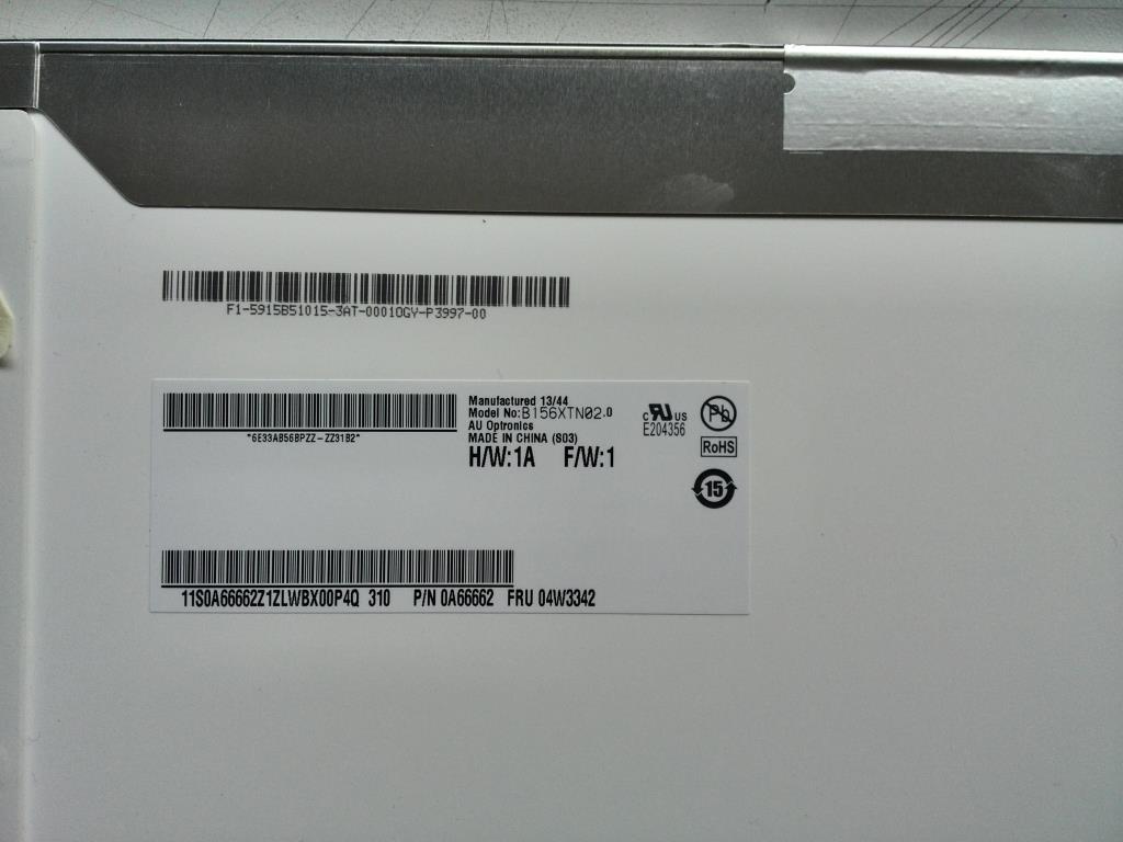 Lenovo Lcd 15.6Hd Au B156Xtn02.0 - 18200157