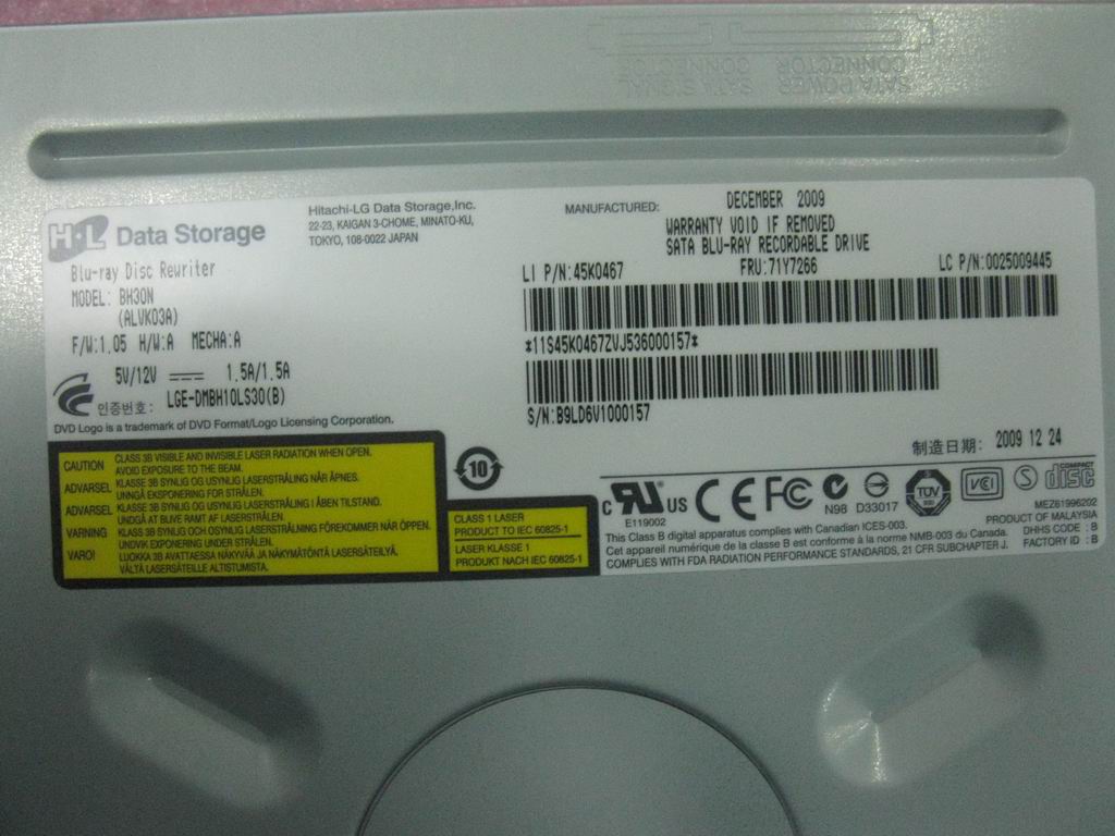 Lenovo Odd Hlds 8Xbh30N Sata Black Bd - 25009445