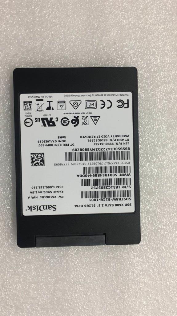 Lenovo 512G 257Mmsata6Gsdkopal - 00PH397