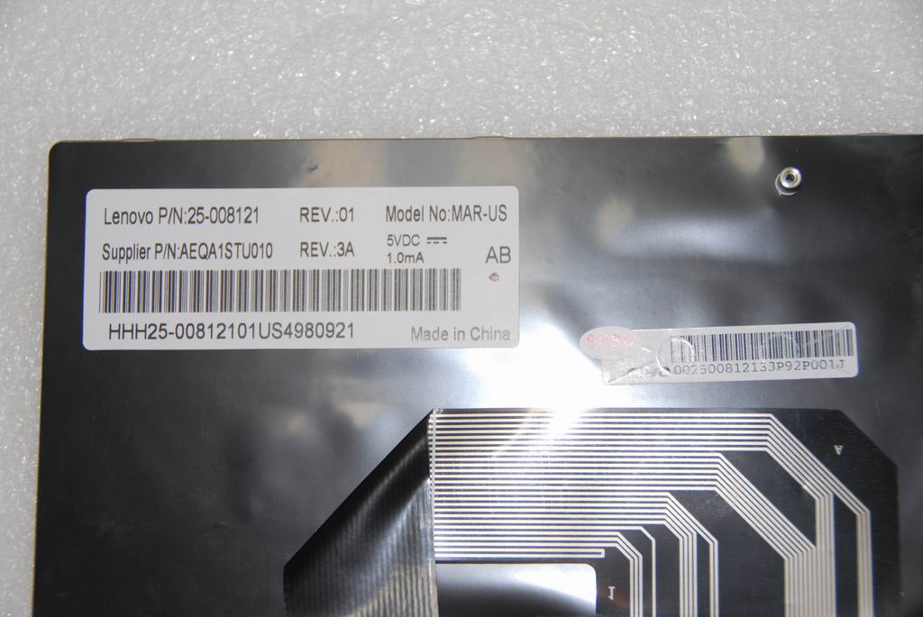 Lenovo Keyboard Srx Black Us Mra - 25008121