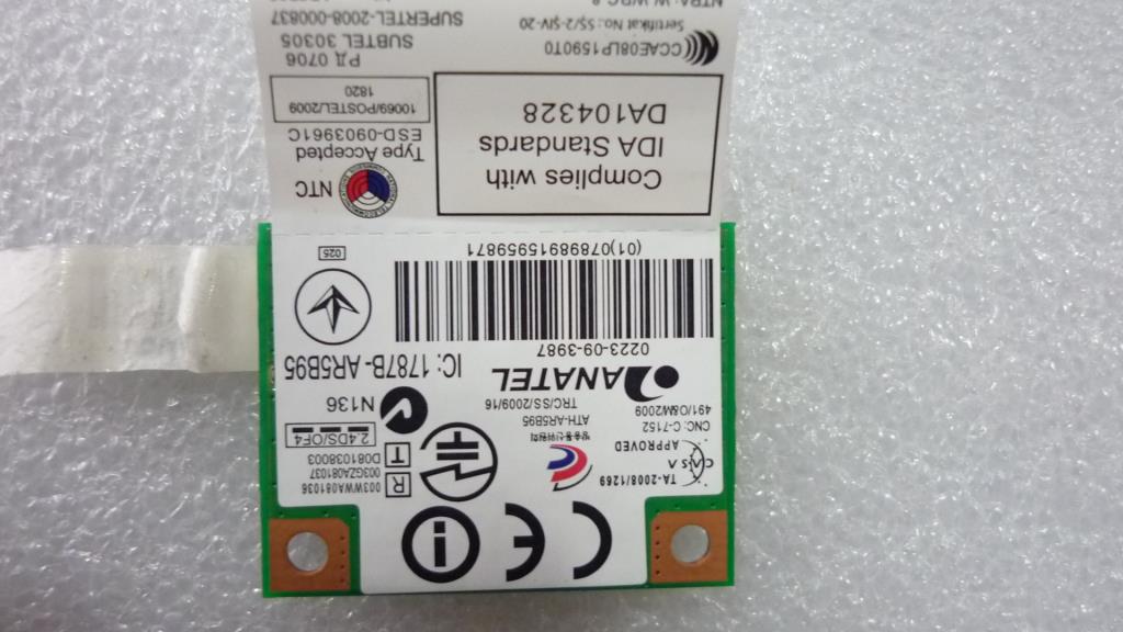 Lenovo Cbt Ar9285 Hb95 Bgn Quanta Nb - 20002337