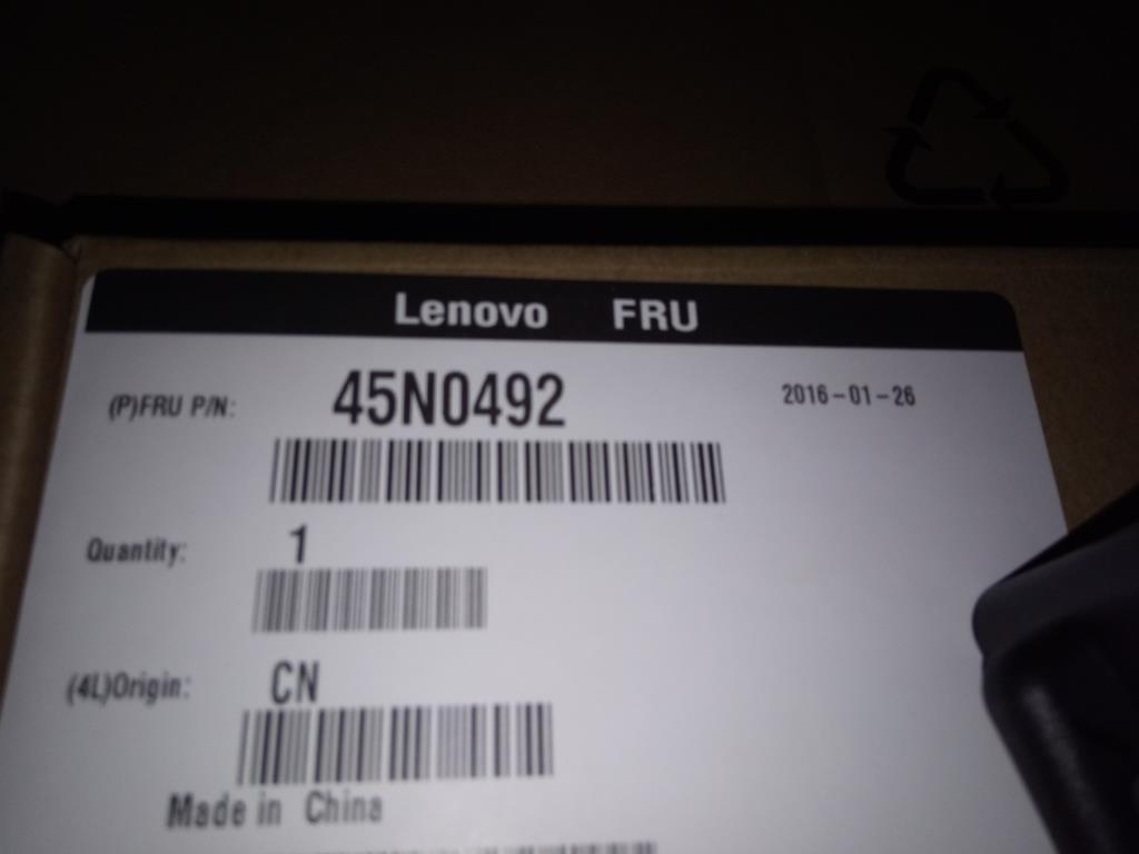 Lenovo AC Adapter, 45W, 20V, 3-Pin, Worldwide - 45N0492