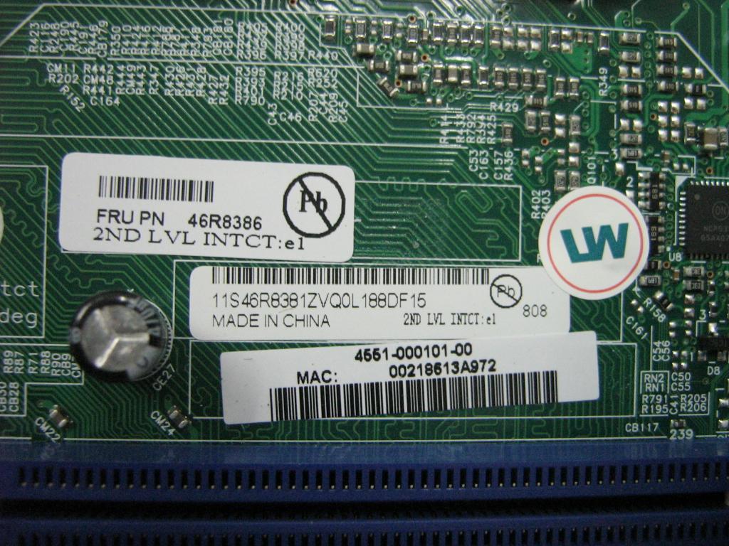 Lenovo Bdplanar Intel - 46R8386