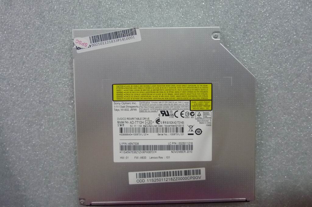 Lenovo Rambo Optiarc Ad-7710H Tray In - 25011218