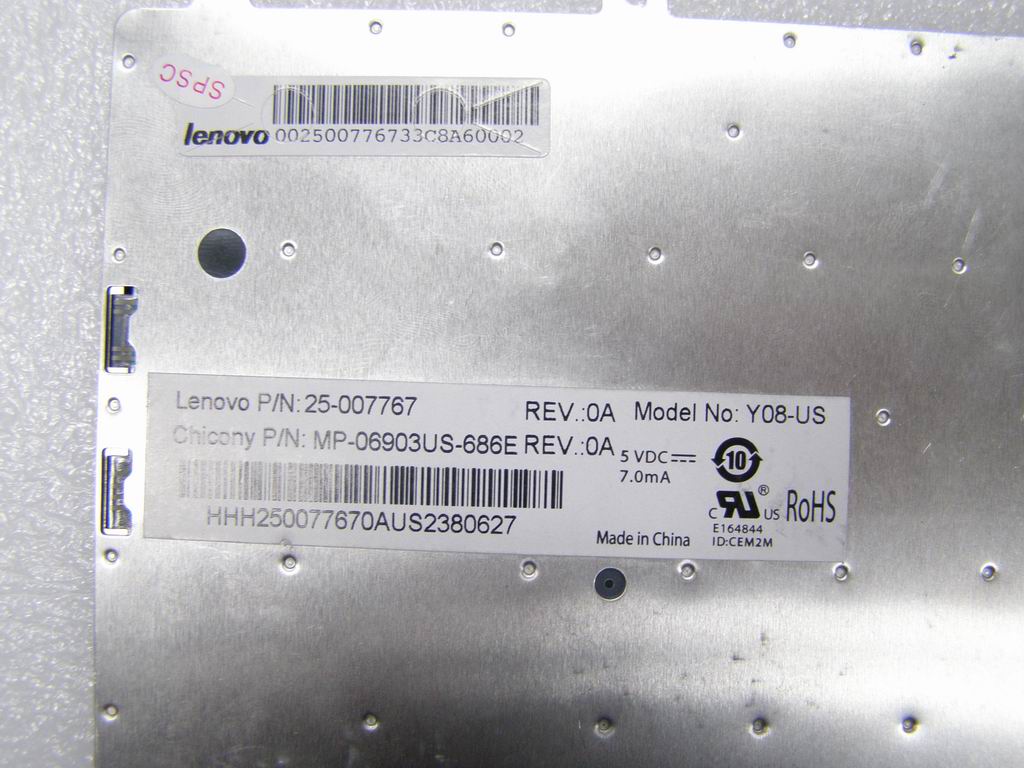 Lenovo Kb Chicony Us 84Key A4S Org Kb - 25007767