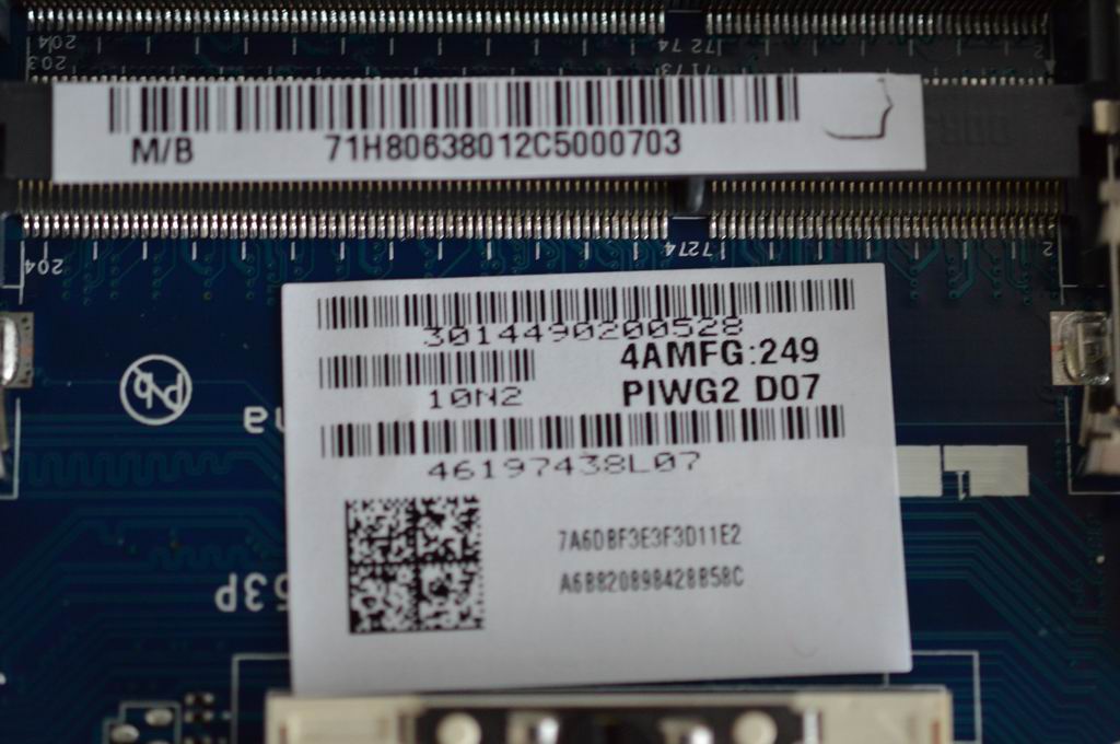 Lenovo Mainboard 1G W/Hdmi W/O Memroy - 11013648