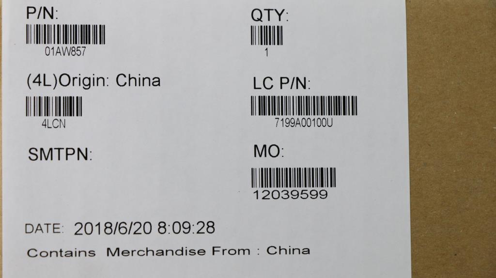 Lenovo Thin Kbd Gb Chy - 01AW857