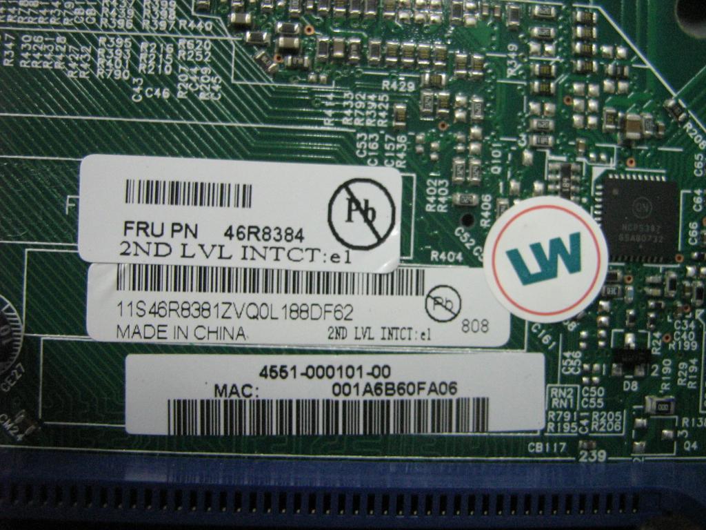 Lenovo Bdplanar Intel Planar - 46R8384