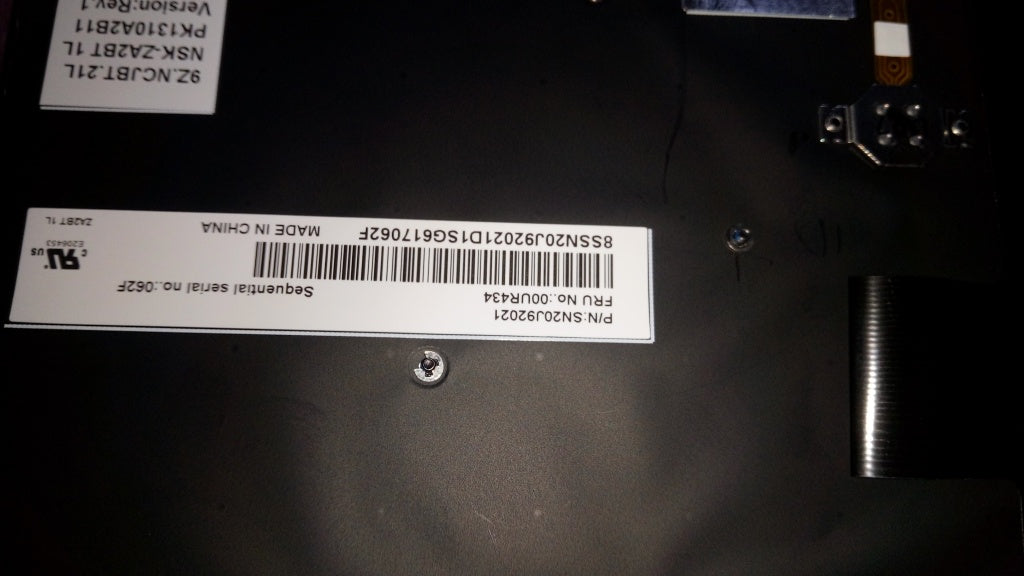 Lenovo Ki Keyboards Internal - 00UR434