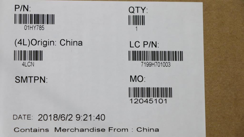 Lenovo Thermal Module with Fan - 01HY785