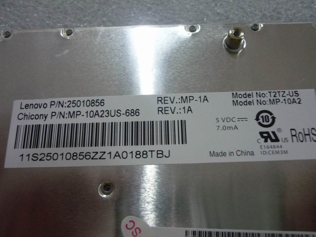 Lenovo Kbd Ccy T2Tz Us 84Key Orgbla - 25010856