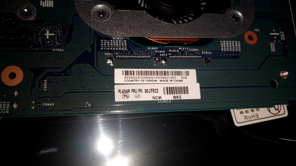 Lenovo BDPLANAR i5-6200U 8GB TPM - 00JT822