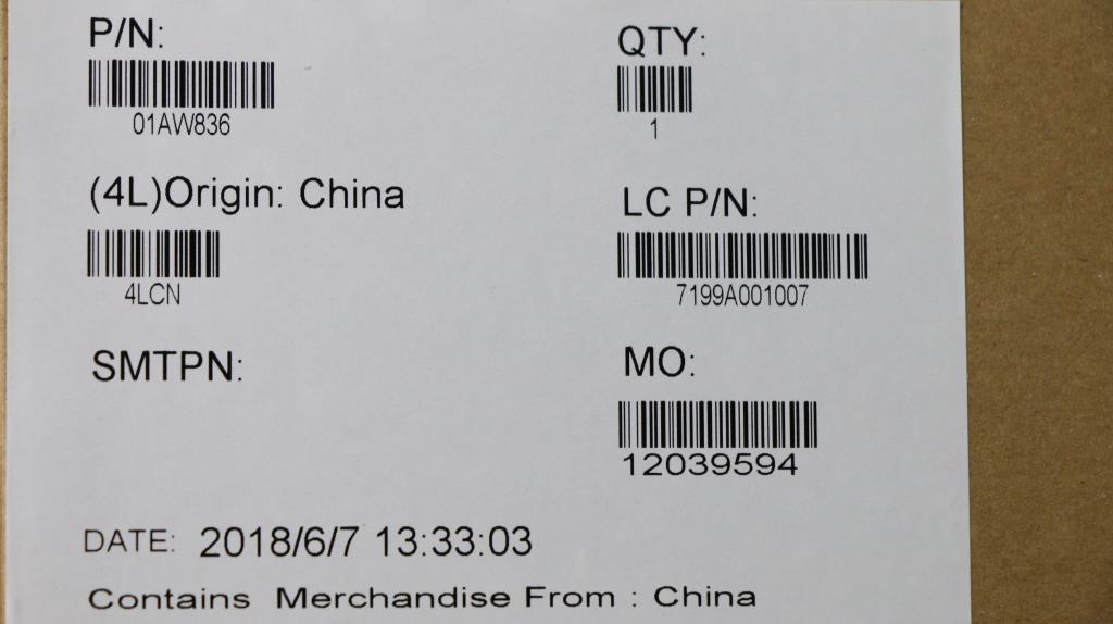 Lenovo Thin Kbd Be Chy - 01AW836