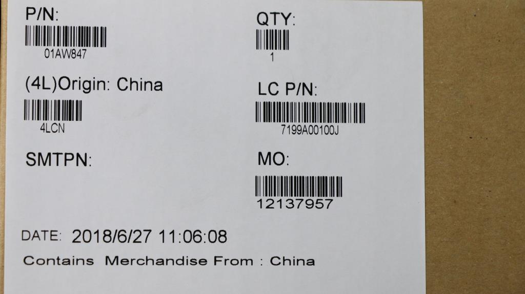 Lenovo Thin Kbd It Chy - 01AW847