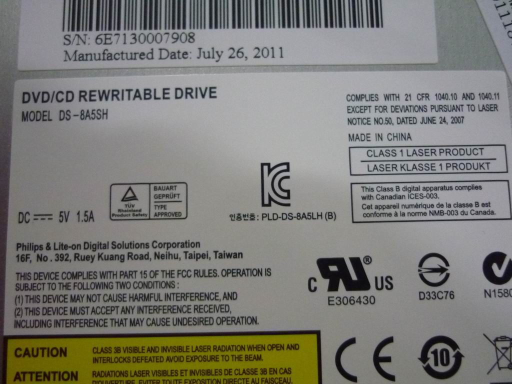 Lenovo Rambo Odd Plds Ds-8A5S Tray - 25011187