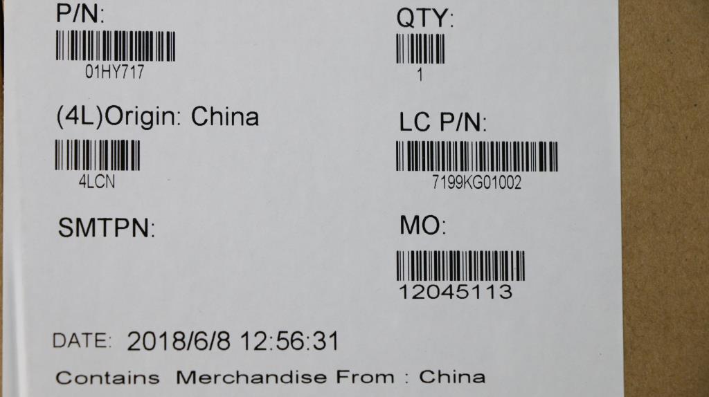 Lenovo LCD Bezel with Camera - 01HY717