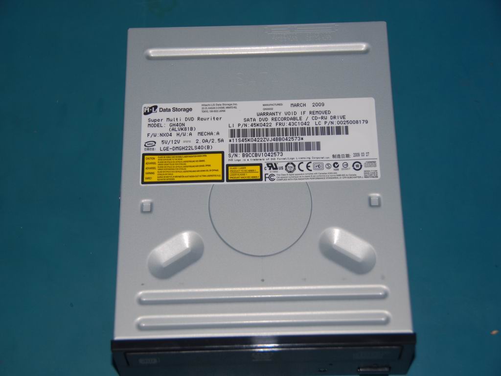 Lenovo Dvdrw Hlds 16X Gh40N Sata Blk - 25008179