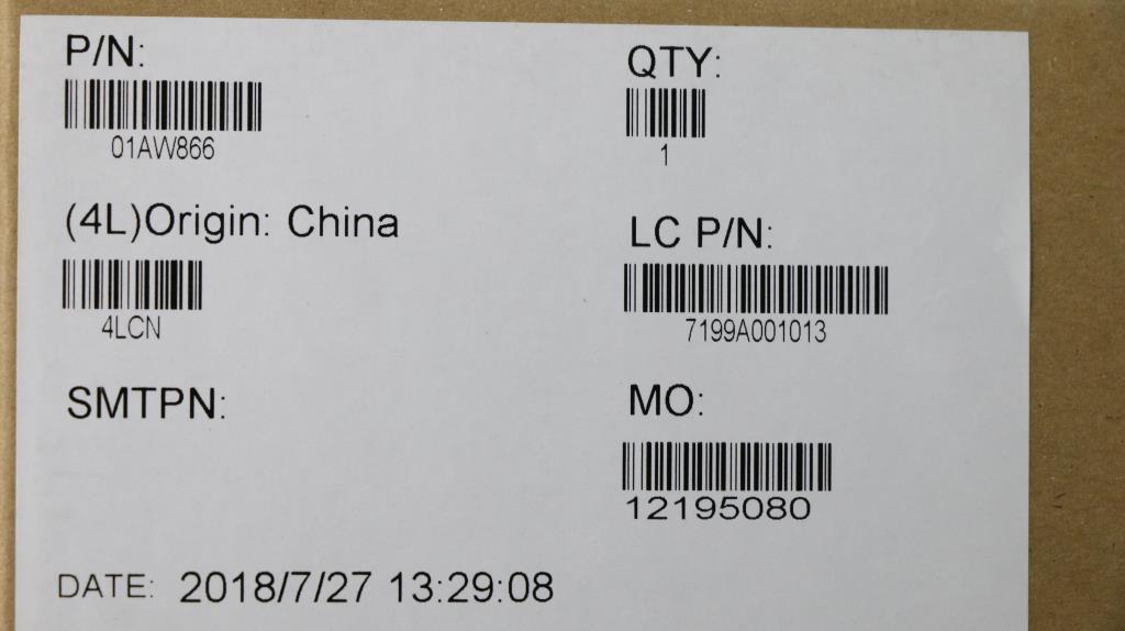 Lenovo Thin Kbd Cfe Chy - 01AW866