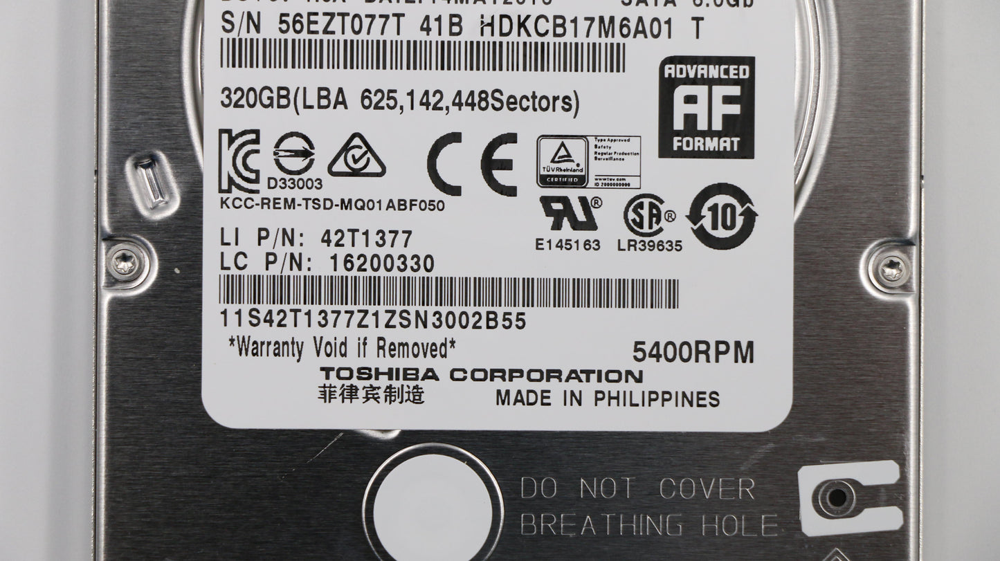 Lenovo Hd Hard Drives - 42T1231