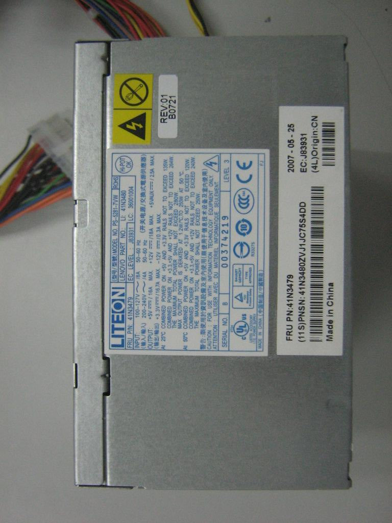 Lenovo Powersup . 280W Ps - 41N3479
