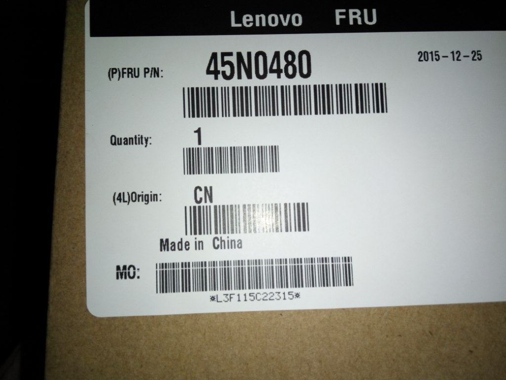 Lenovo 65W Rectangle AC Adapter, Black - 45N0263