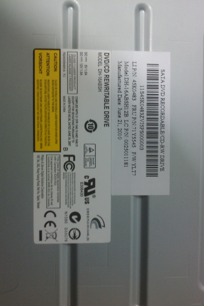 Lenovo Dvd-Rw Plds 16Xdh-16Absh Sata - 25011181