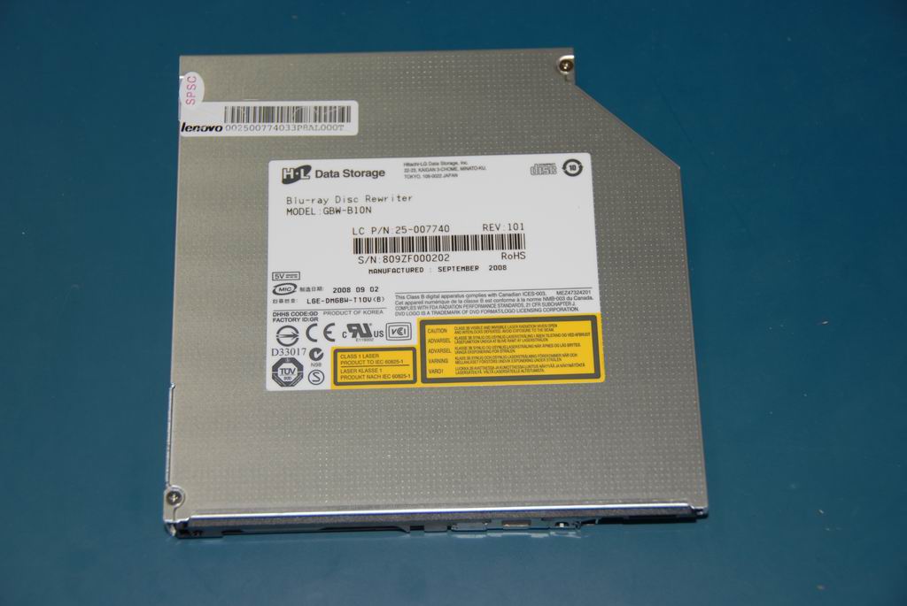 Lenovo Bd/Dvd-Writer Hlds Gbw-B10N - 25007740