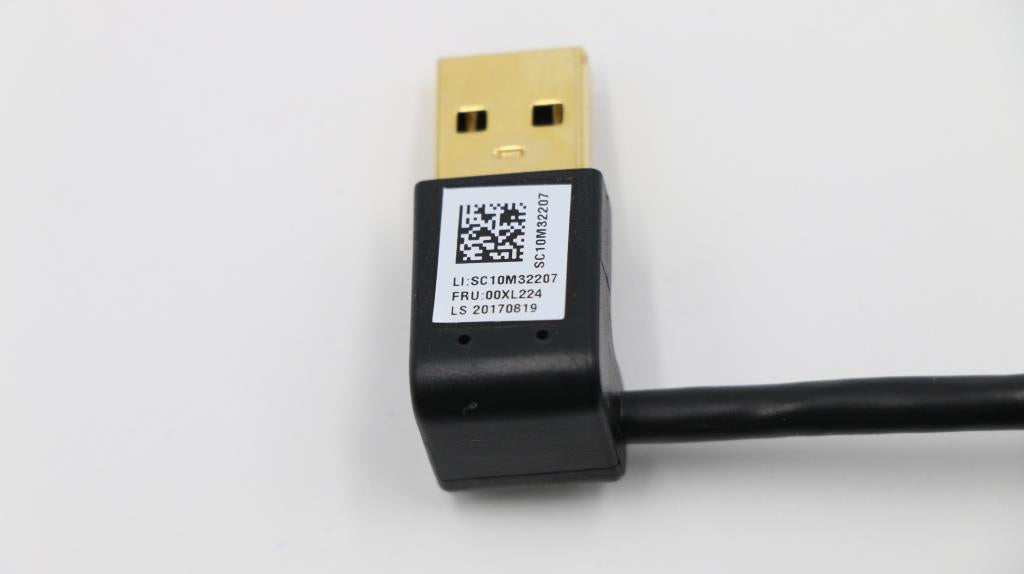 Lenovo USB A to USB B 90-Degree Cable - 00XL224