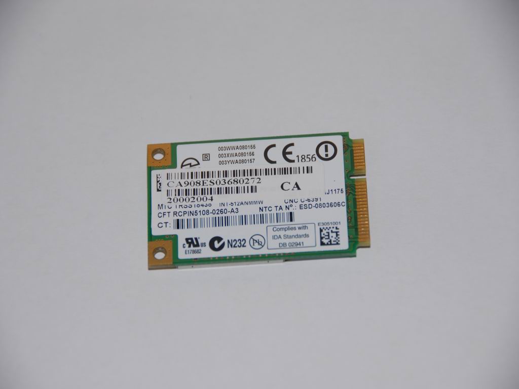 Lenovo Wlan Intel 5100N Mow Rw M Pcie - 20002004