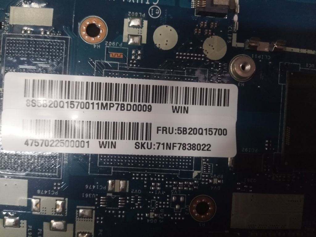 Lenovo Motherboard, i7-8550U, UMA, Fingerprint Reader - 5B20Q15700