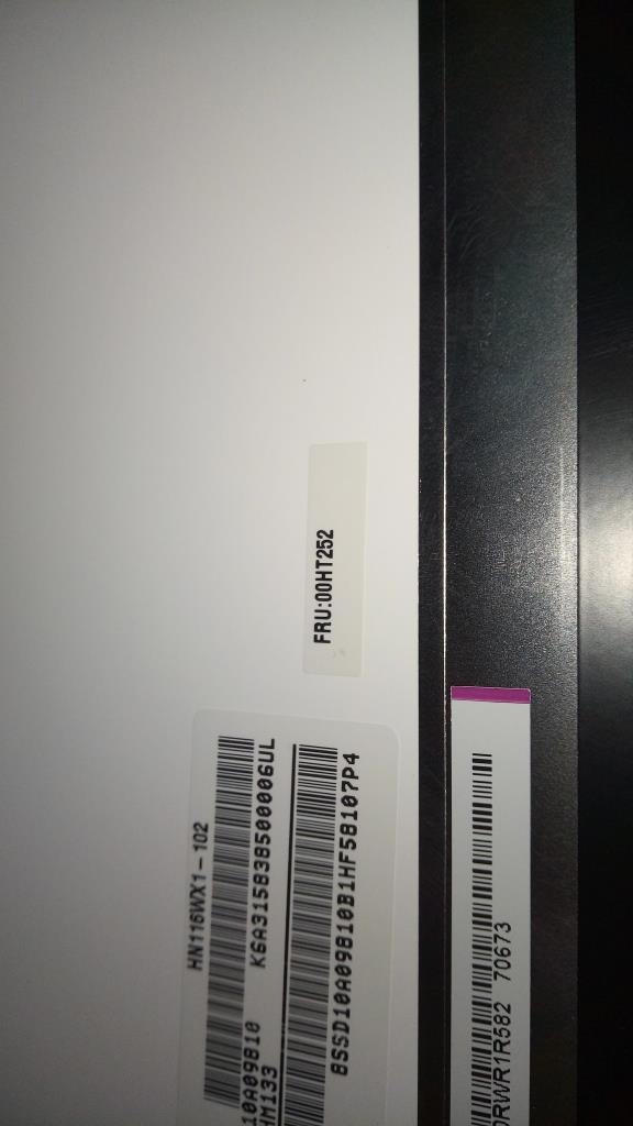 Lenovo LCD Module, 11.6" HD, Touch, Glare, IPS, 350nit - 00HT252