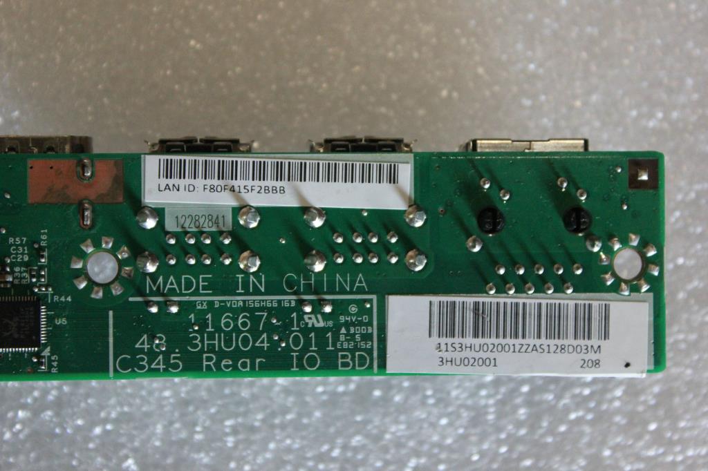 Lenovo Board Rear Io W/Hdmi C345 - 90000743
