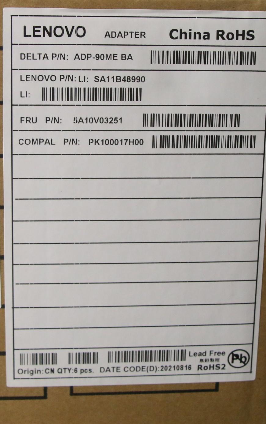 Lenovo Laptop AC Adapter - 5A10V03251