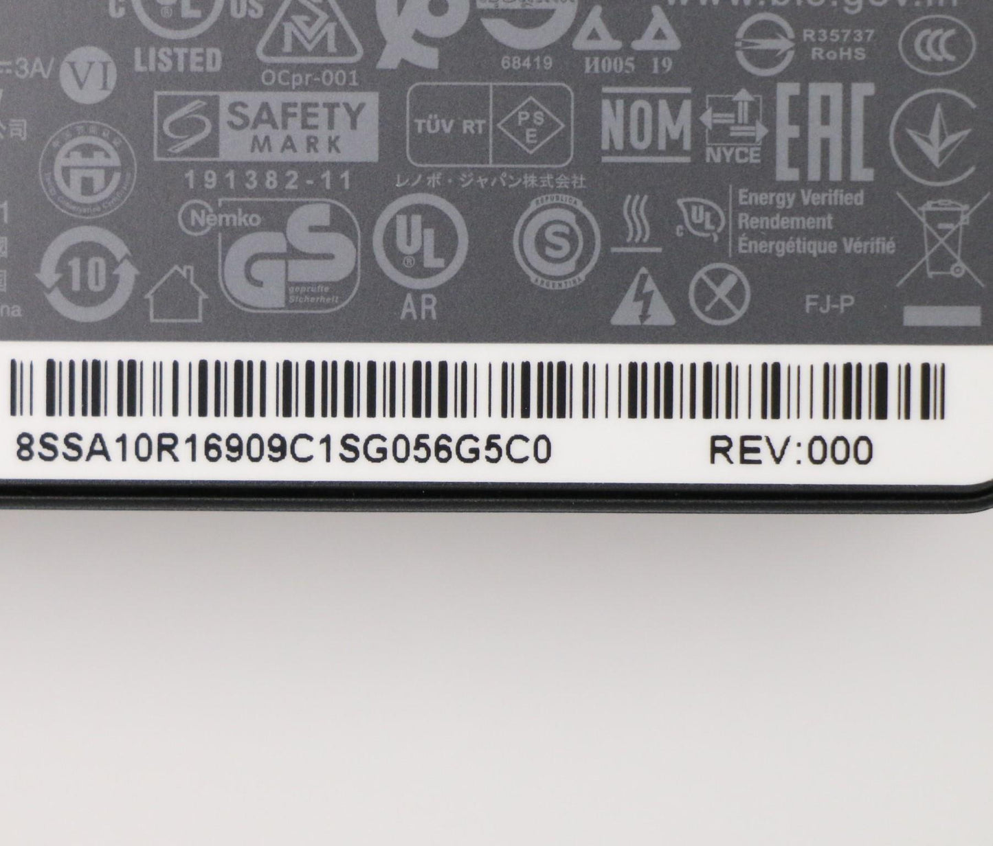 Lenovo 45W Type-C Power Adapter, Compact Design - 5A10W86242