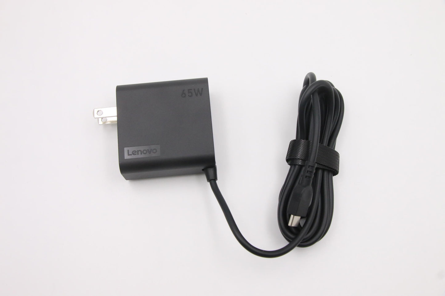 Lenovo AC Adapter, Type-C, 65W, 2-Pin, US, Black - 5A10W86270