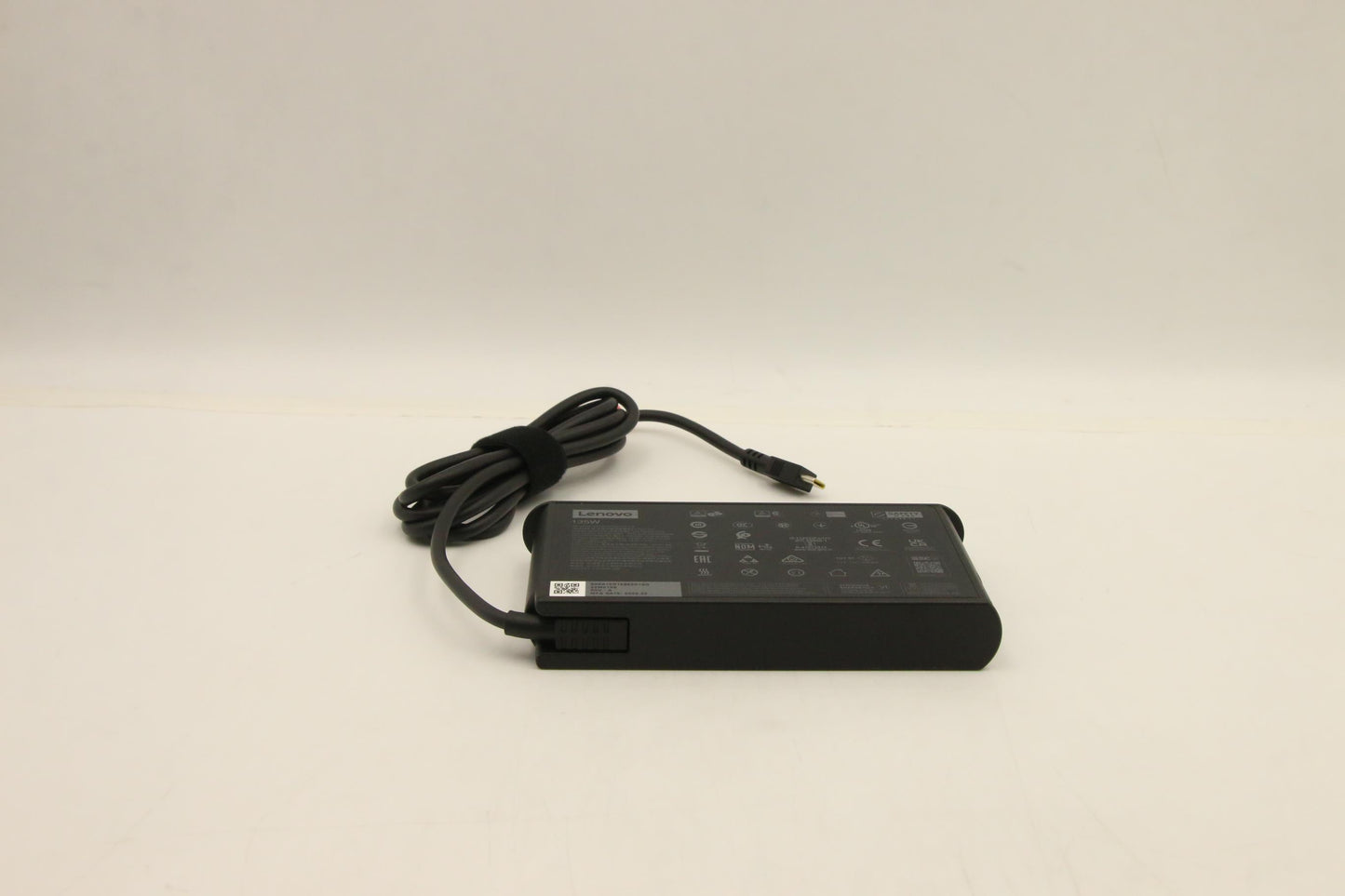 Lenovo AC Adapter, Type-C, 135W, 3-Prong, Black - 5A10W86296