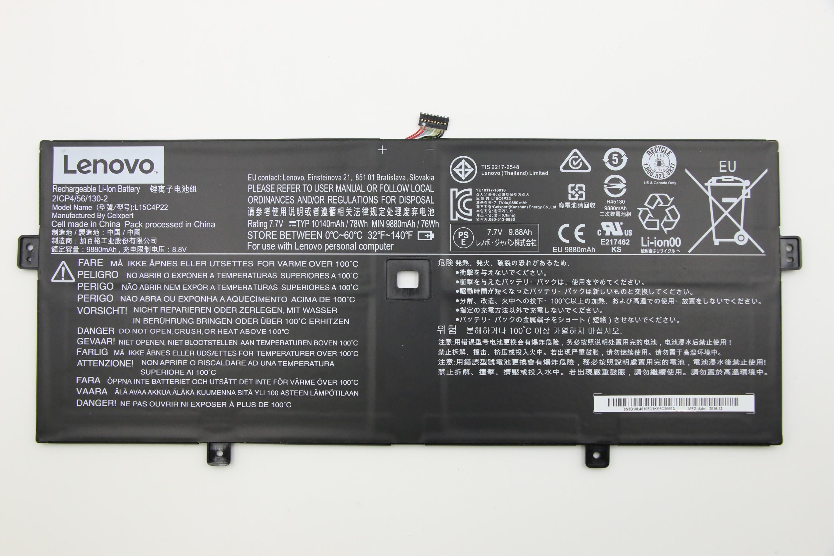 Lenovo Battery Celxpert - 5B10L46105– LenovoPart