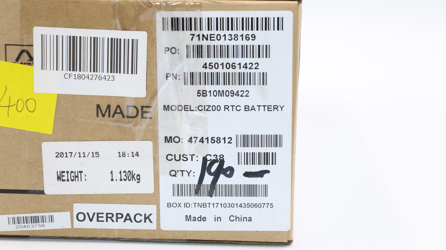 Lenovo Cb Cmos Batteries - 5B10M09422