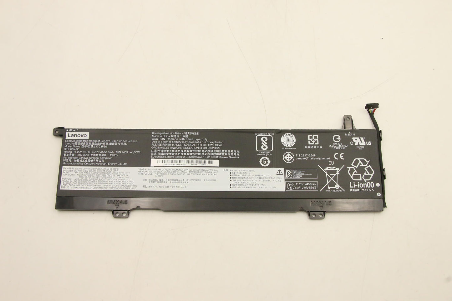 Lenovo Laptop 3-Cell Battery 11.25V 51.5Wh - 5B10Q39196