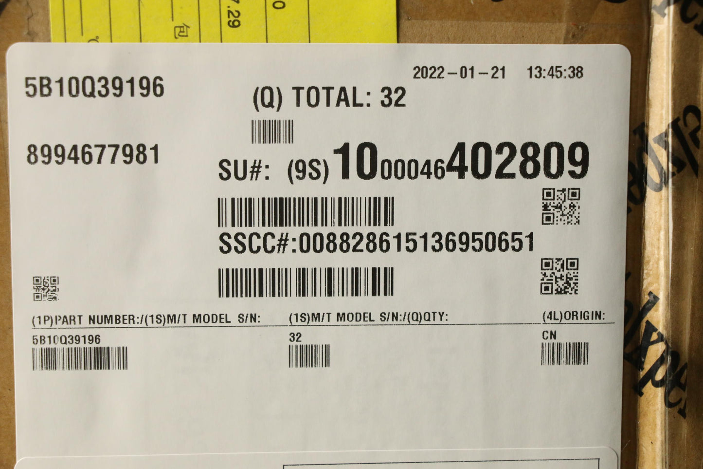 Lenovo Laptop 3-Cell Battery 11.25V 51.5Wh - 5B10Q39196